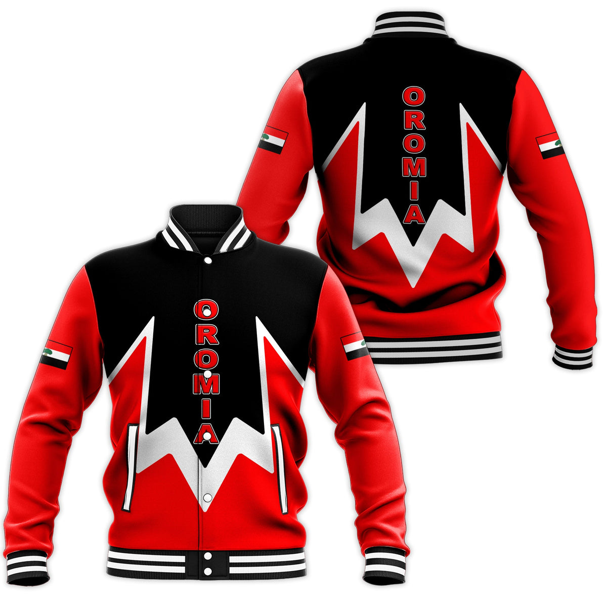 Oromia Region Legend Ethiopia Baseball Jacket LT12 - Wonder Print Shop