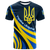 Ukraine Gold Trident T Shirt LT12 - Wonder Print Shop