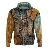 Native American Dreamcatcher Owl and Feathers Hoodie - Wonder Print Shop