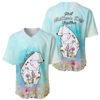 Mother's Day Mama Bear Mix Wild Flowers Baseball Jersey TS07 - Wonder Print Shop