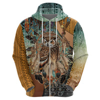 Native American Dreamcatcher Owl and Feathers Hoodie - Wonder Print Shop