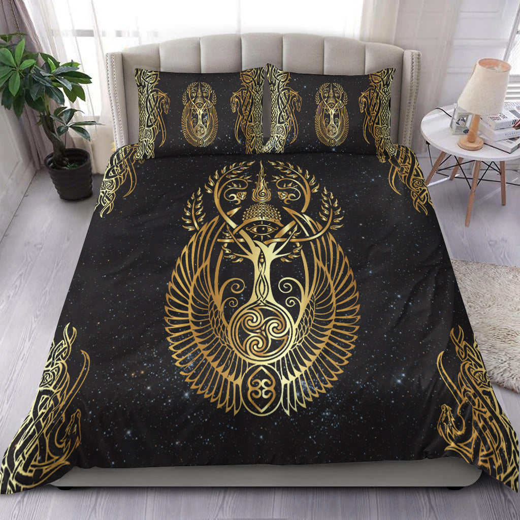 Viking Yggdrasil Tree Of Life Odin Bedding Set LT12 - Wonder Print Shop