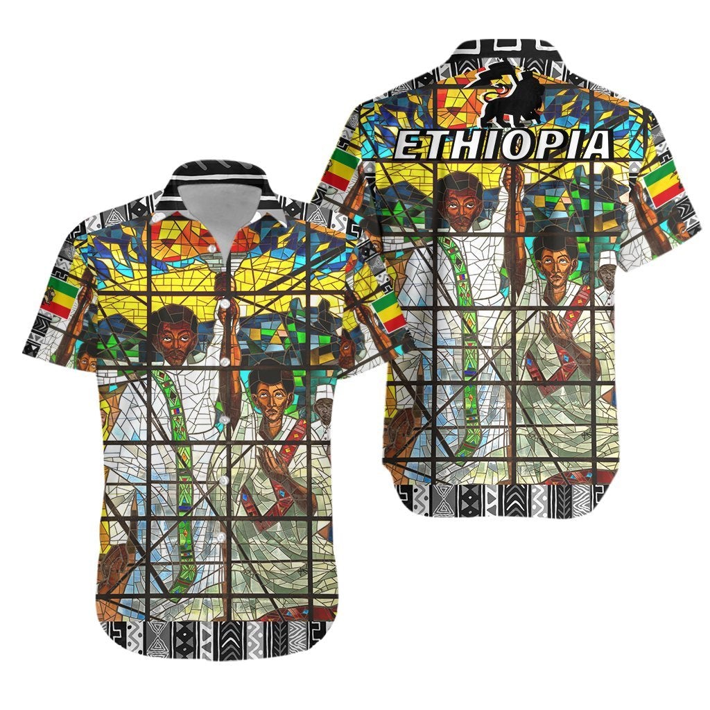 African Ethiopia Orthodox Baseball Jersey - The Total Tiberation Of Africa LT20 - Wonder Print Shop