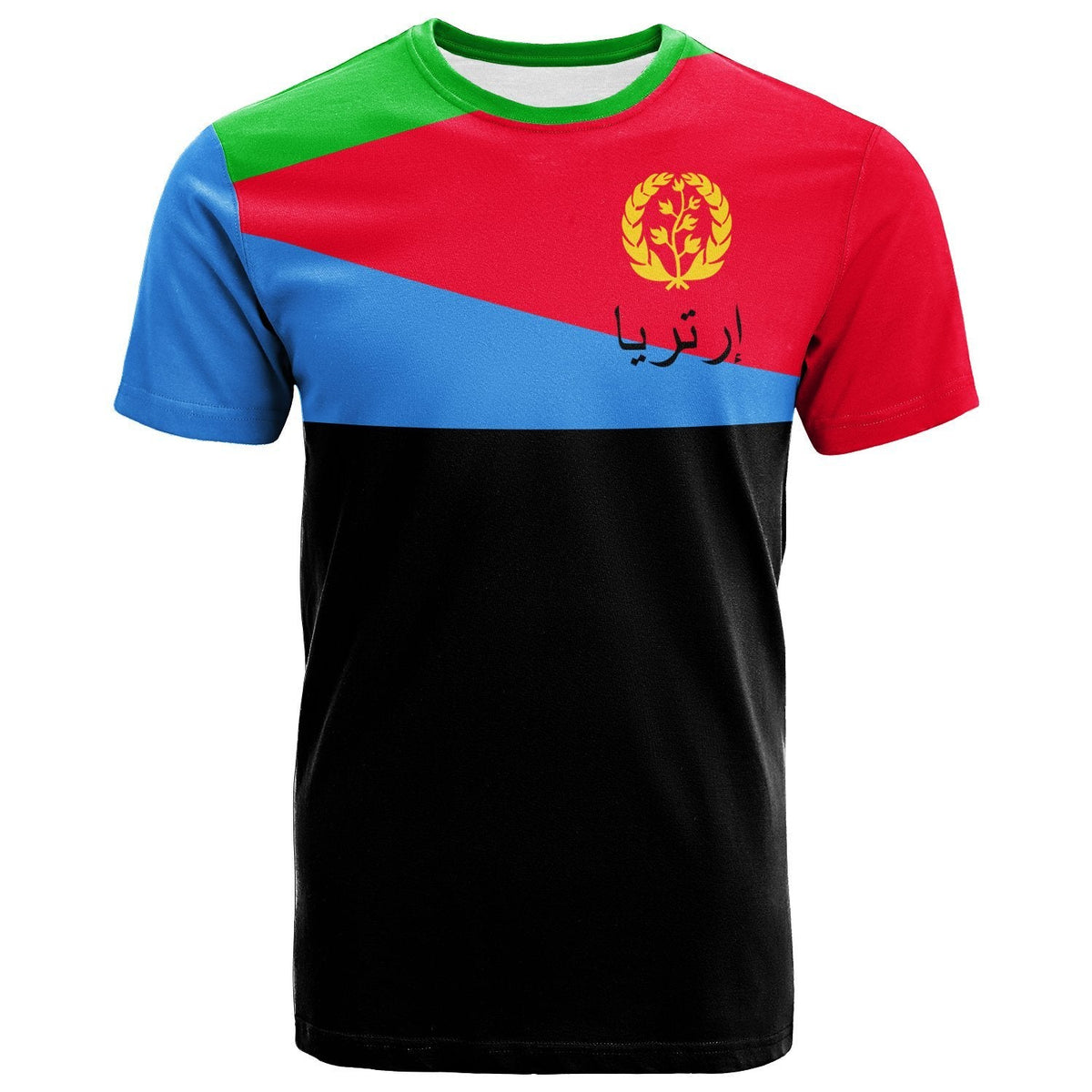 Eritrea T Shirt Flag Style LT12 - Wonder Print Shop