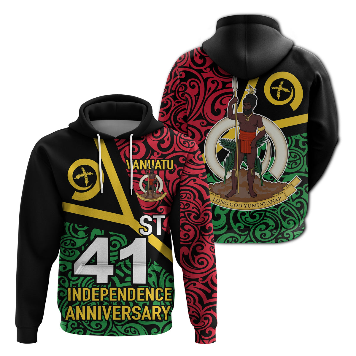 Vanuatu Independence Day Hoodie LT20 - Wonder Print Shop