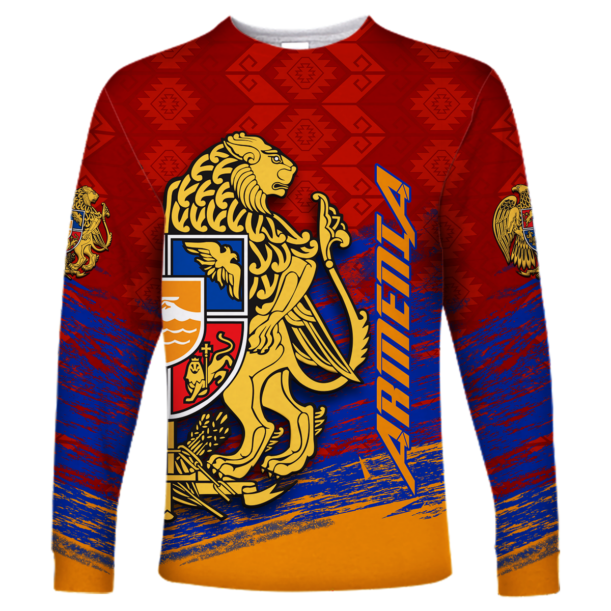 Armenia Khachkar Pride Long Sleeve Shirt LT12 - Wonder Print Shop