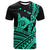 Hawaii Shaka Polynesian Tribal Turquoise T Shirt LT12 - Wonder Print Shop