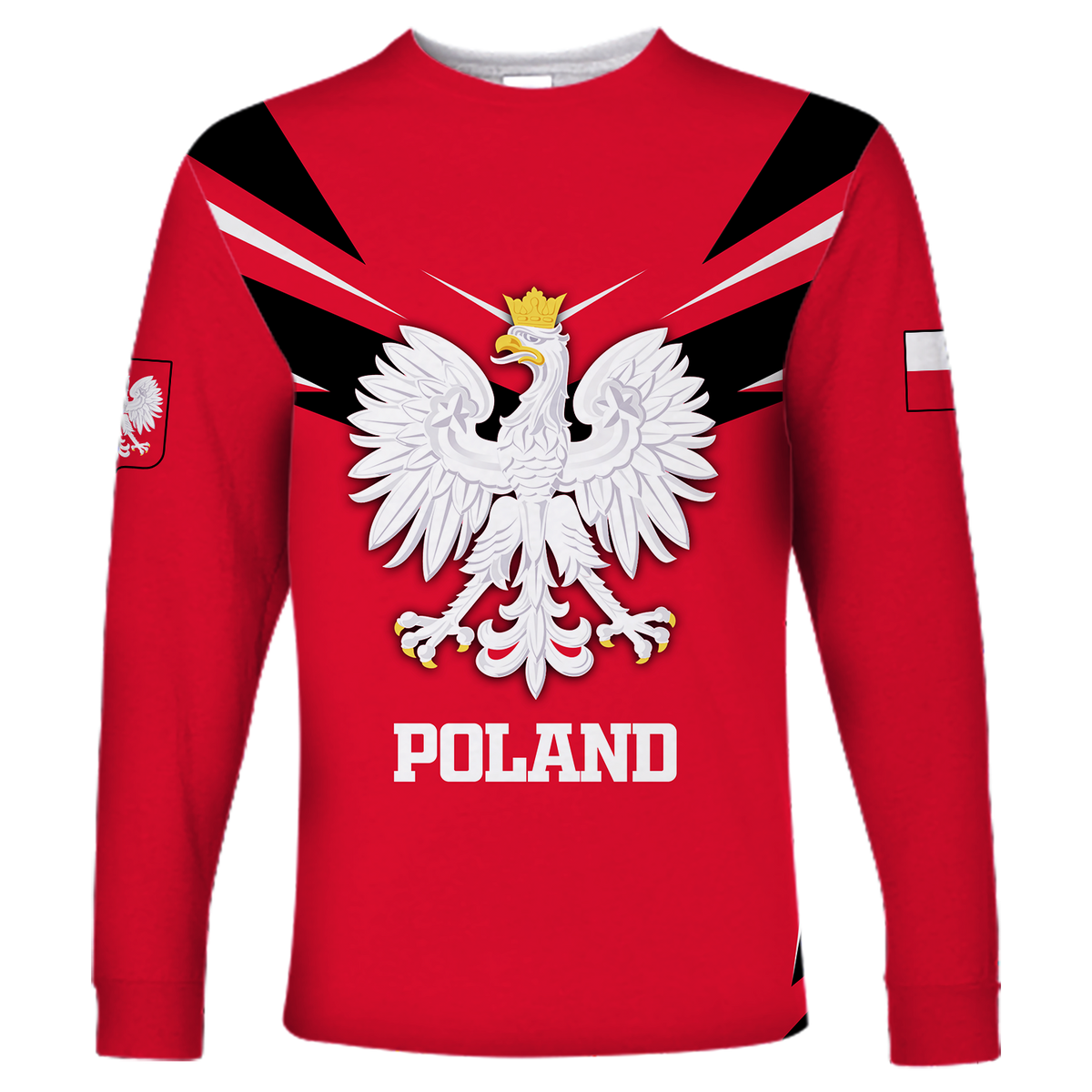 Poland Pride Long Sleeve Shirt LT12 - Wonder Print Shop