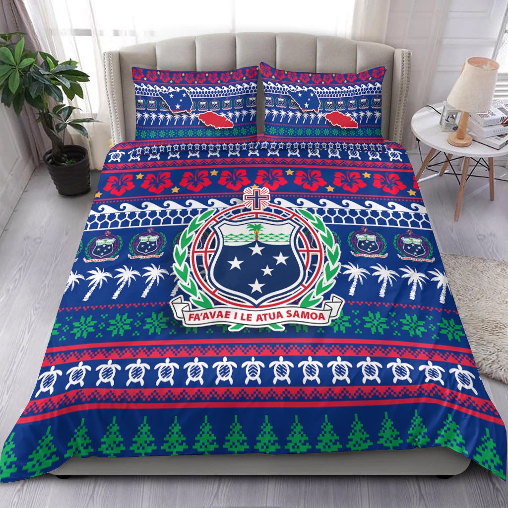 Samoa Christmas Bedding Set Ugly Christmas LT12 - Wonder Print Shop