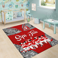 Tonga Rugby Ikale Tahi Sipi Tau Area Rug LT2 - Wonder Print Shop