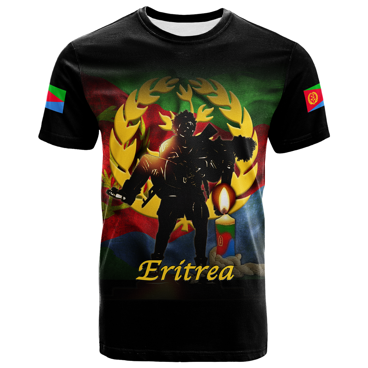 Eritrea Martyrs Day Candle Vigil T Shirt LT12 - Wonder Print Shop