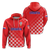 Croatia Football World Cup 2022 Champions Pride Hoodie Red 