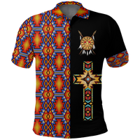 Native American Navajo Cross Heritage Polo Shirt LT12 - Wonder Print Shop