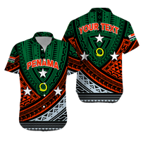 Personalised Vanuatu Penama Province Tribal Pattern Matching Hawaiian Shirt And Dress - LT12 - Wonder Print Shop