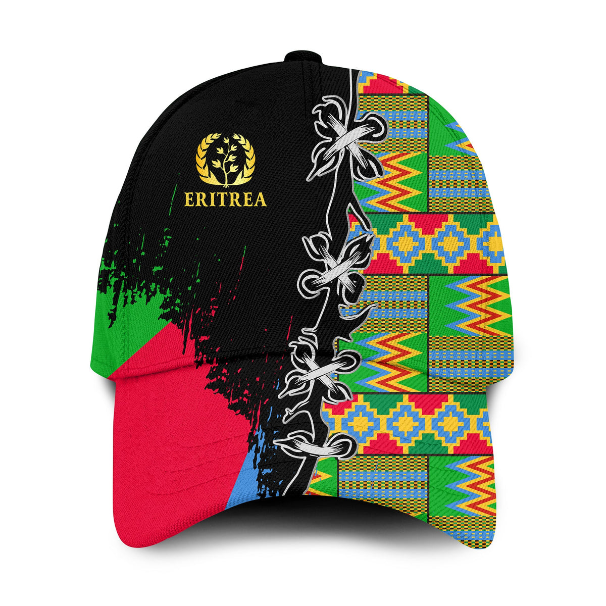 eritrea-special-knot-classic-cap-african-pattern-black