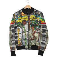African Ethiopia Orthodox Bomber Jacket - The Total Liberation Of Africa LT20 - Wonder Print Shop