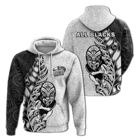 New Zealand Maori All Black Rugby Hoodie LT2 - Wonder Print Shop