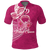Custom Breast Cancer Pink Ribbon Butterfly Polynesian Pink Version Polo Shirt LT12 - Wonder Print Shop