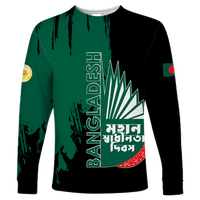 Bangladesh Pride Long Sleeve Shirt LT12 - Wonder Print Shop
