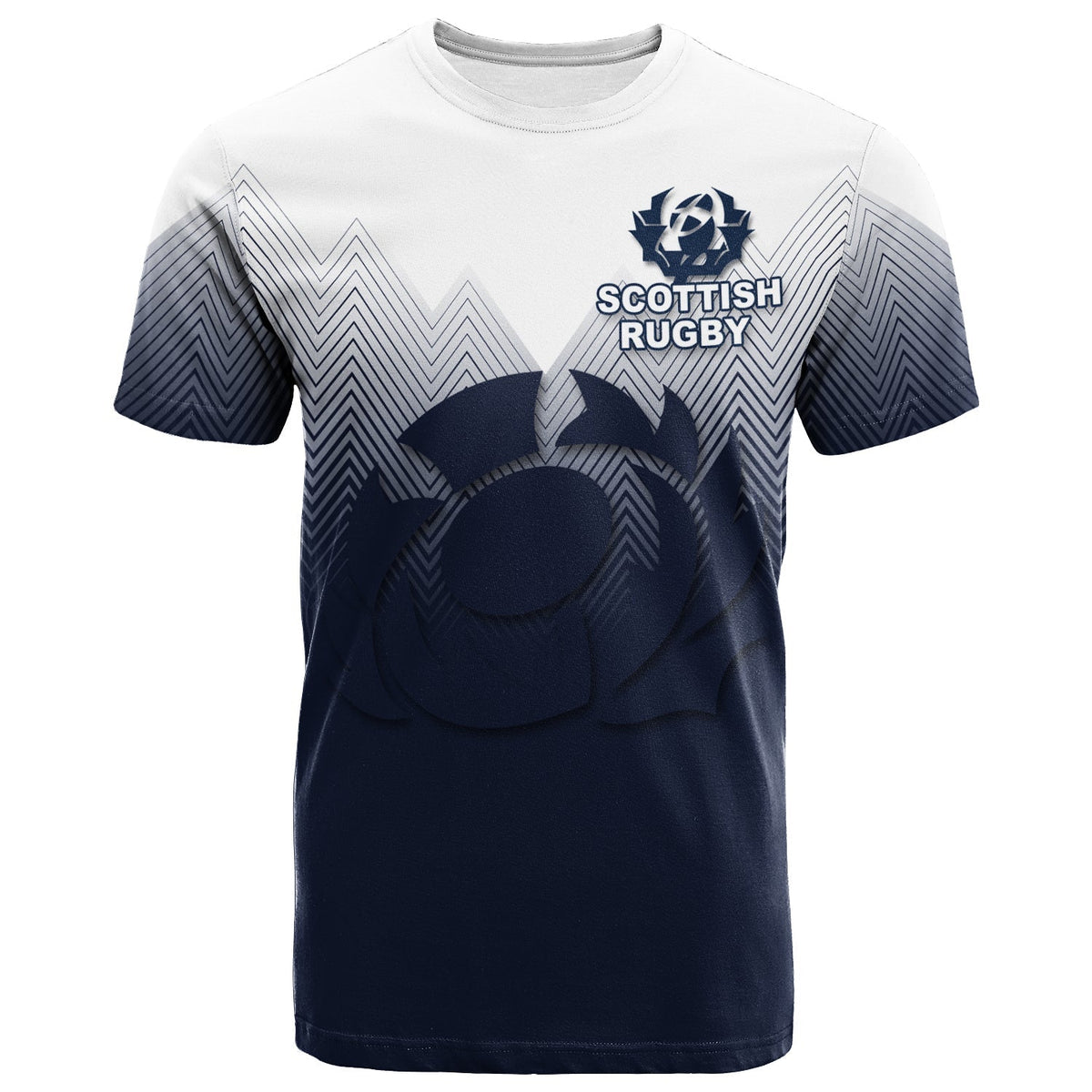 Scottish Rugby Pride T Shirt LT12 - Wonder Print Shop