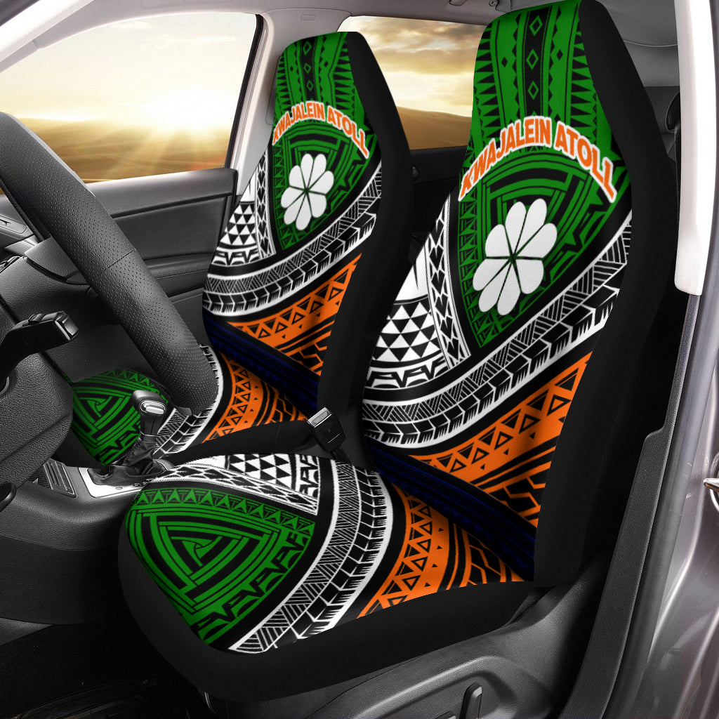 Kwajalein Atoll Tribal Pattern Car Seat Covers - LT12 - Wonder Print Shop