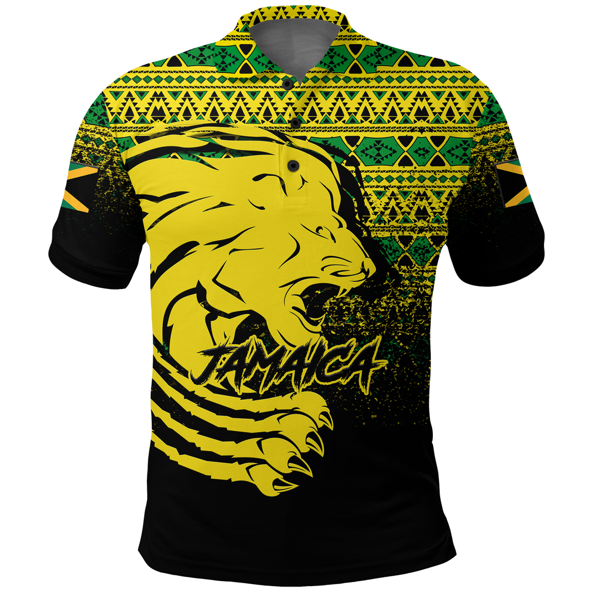 Jamaica Lion Legend Polo Shirt LT12 - Wonder Print Shop