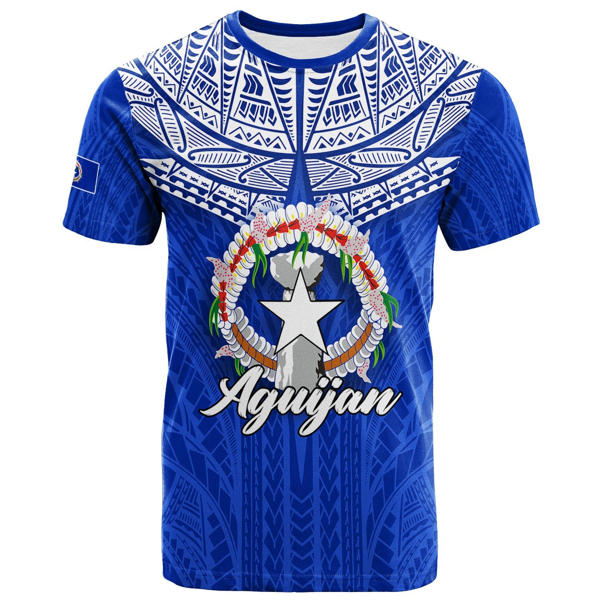 Custom Northern Mariana Islands T Shirt Aguijan LT12 - Wonder Print Shop