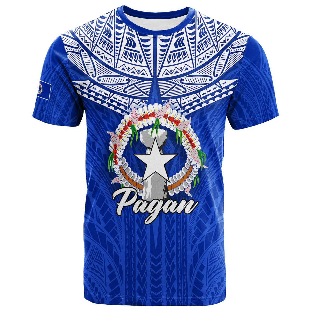 Custom Northern Mariana Islands T Shirt Pagan LT12 - Wonder Print Shop