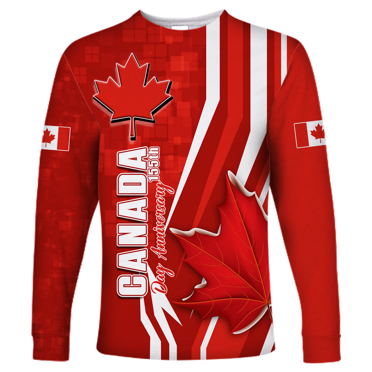 Canada Day Anniversary Pride Long Sleeve Shirt LT12 - Wonder Print Shop