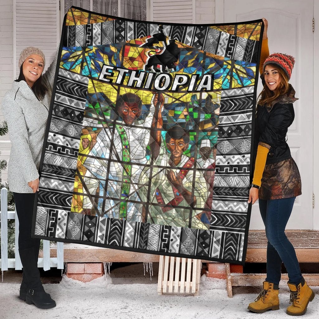 African Ethiopia Orthodox Premium Quilt - The Total Liberation Of Africa LT20 - Wonder Print Shop