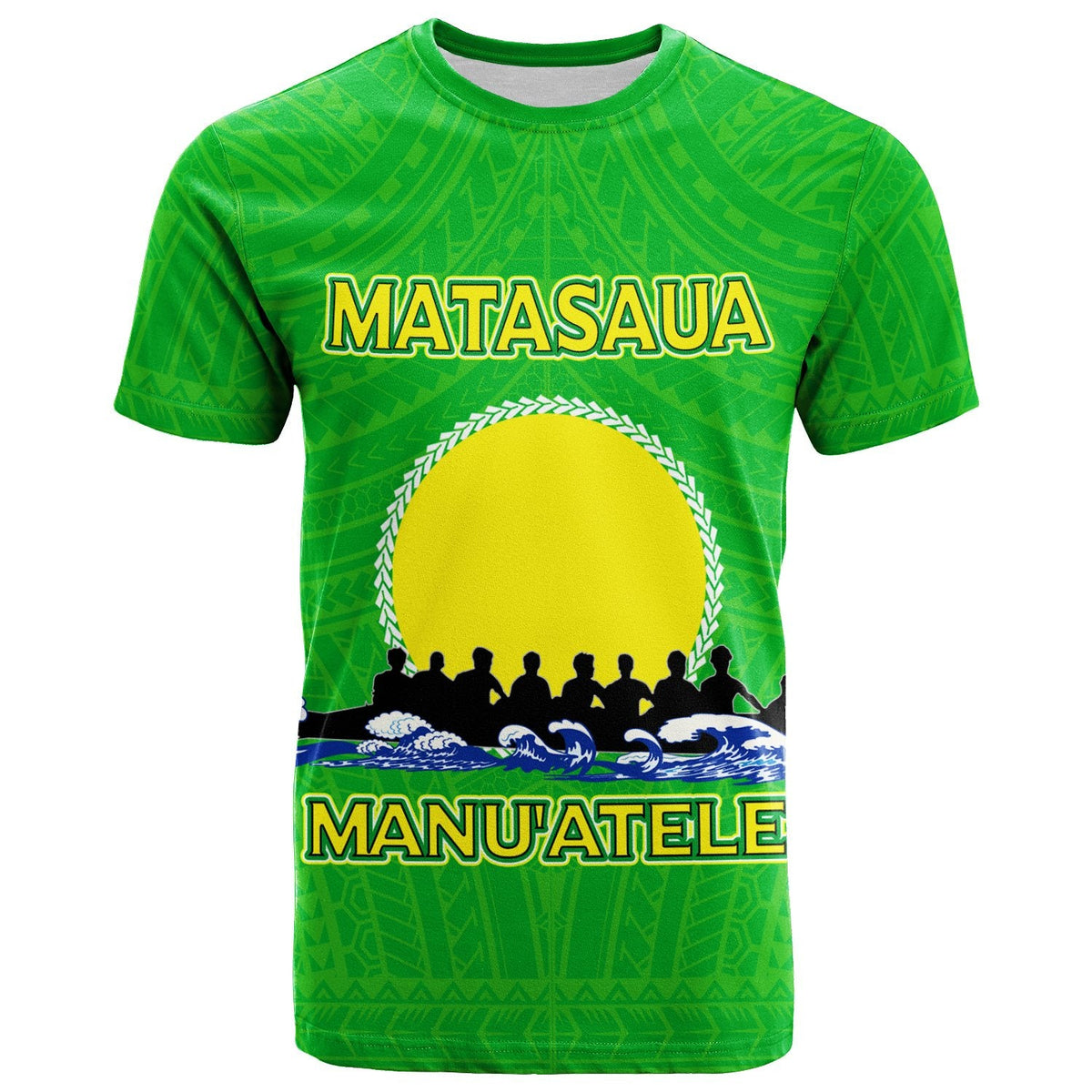 Ammerican Samoa T Shirt Matasaua ManuA Pride LT12 - Wonder Print Shop