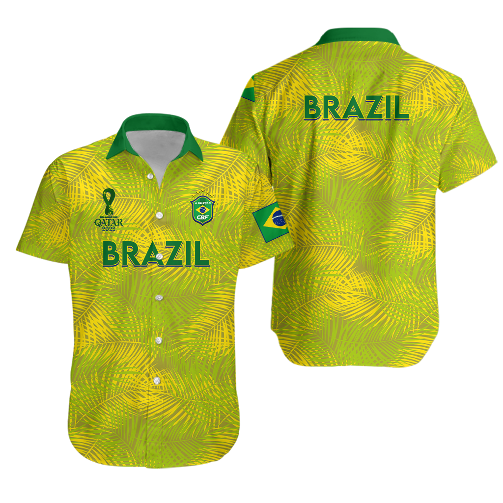 Brazil Football World Cup 2022 Hawaiian Shirt - LT2 - Wonder Print Shop