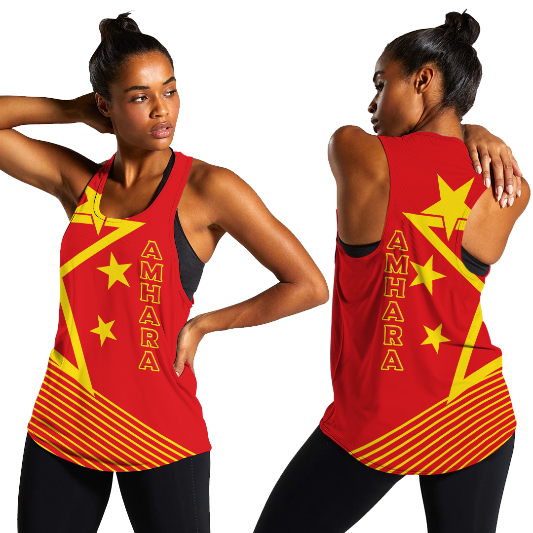Amhara Region Legend Ethiopia Women Tank Top LT12 - Wonder Print Shop