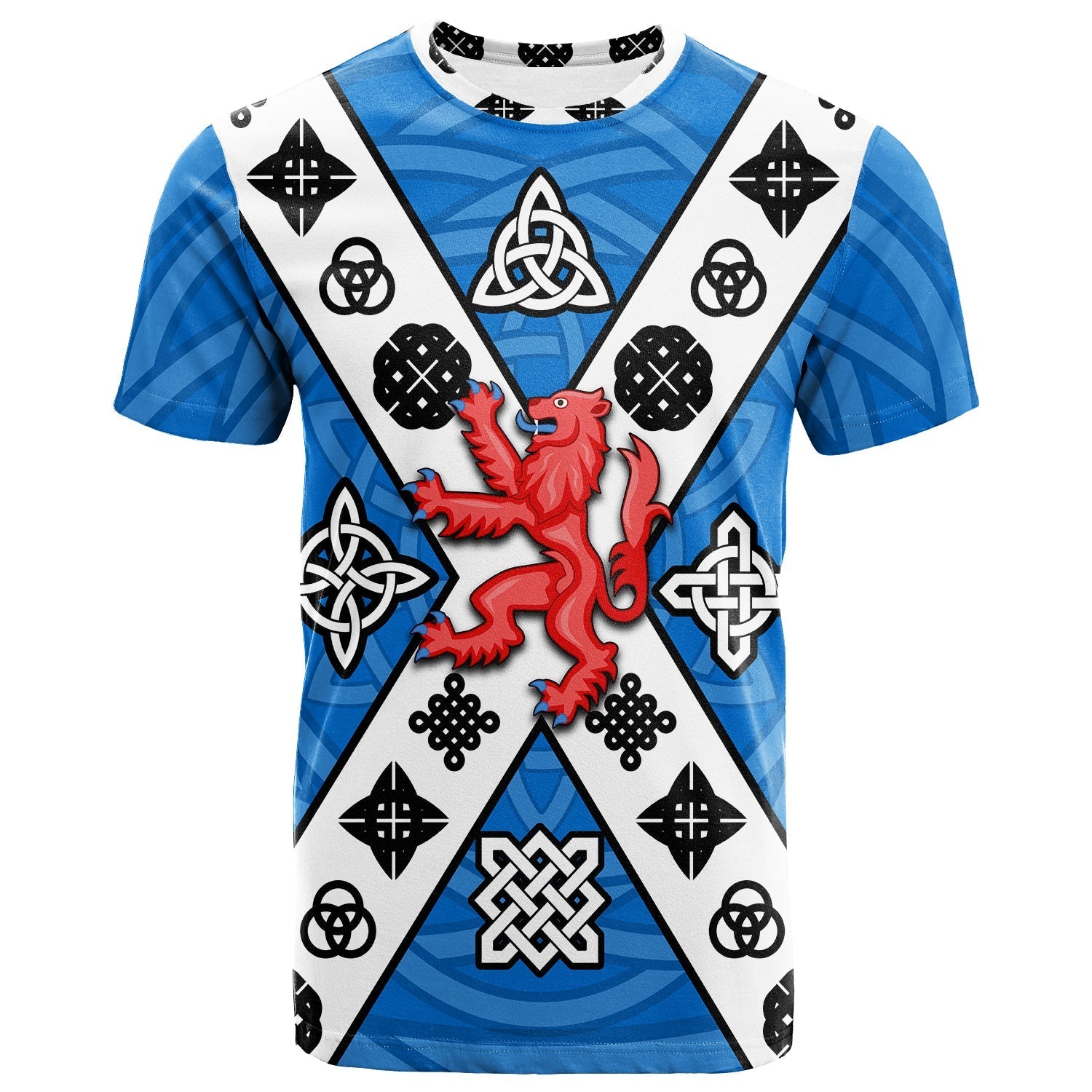 Scotland Scottish Mix Celtic Patterns T Shirt LT20 - Wonder Print Shop