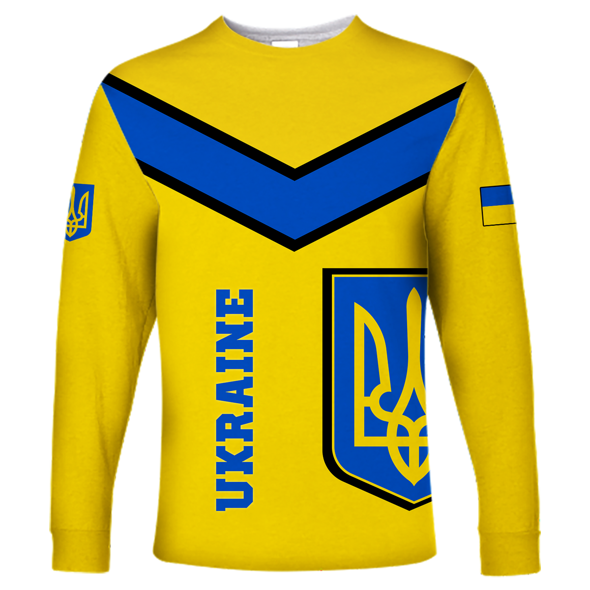 Ukraine Long Sleeve Shirt Proud Ukrainians LT12 - Wonder Print Shop