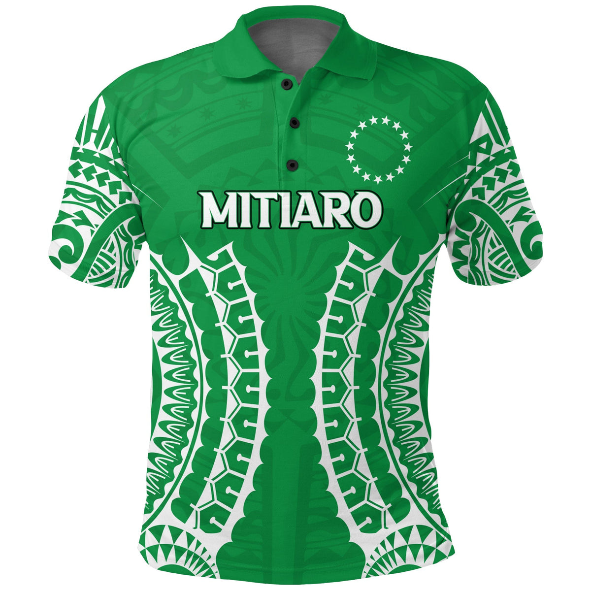Custom Cook Islands Mitiaro Polo Shirt Tribal Pattern LT12 - Wonder Print Shop