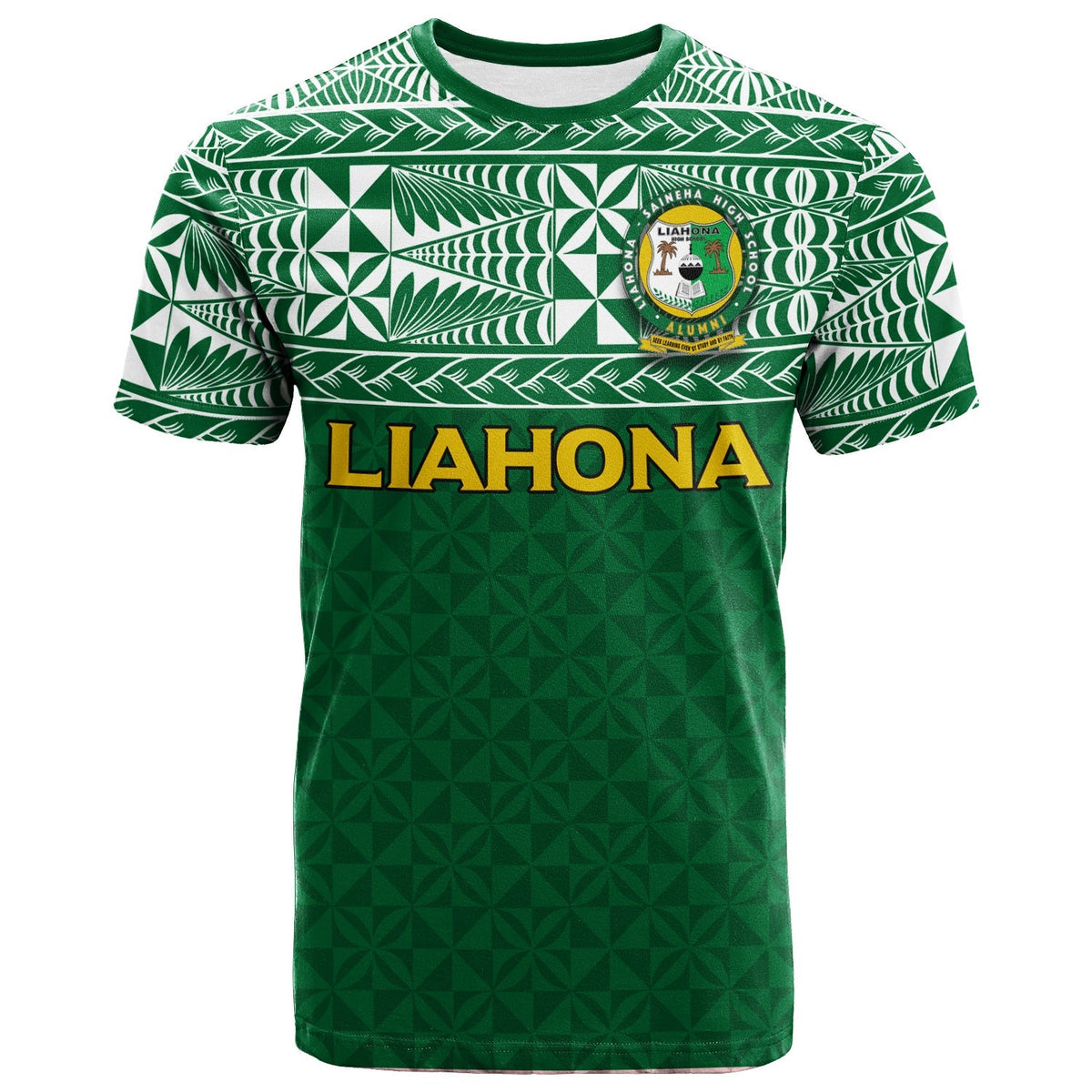 Liahona Tonga T Shirt Tongan Pattern LT12 - Wonder Print Shop