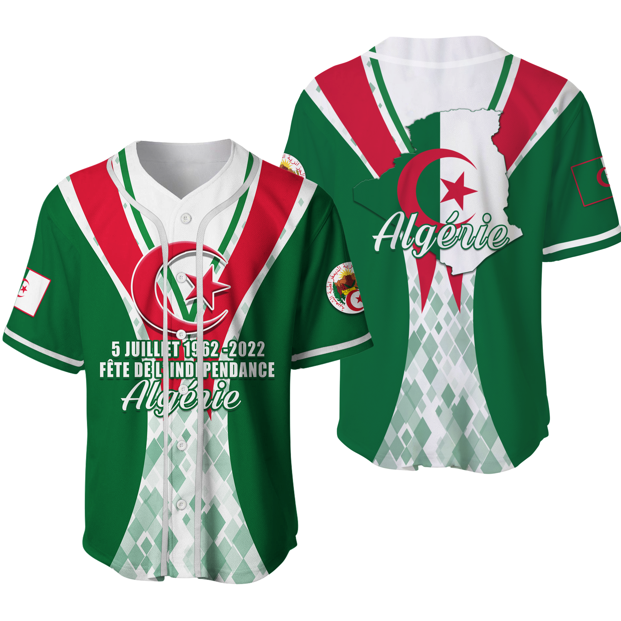 algeria-independence-day-5-juillet-1962-2022-baseball-jersey