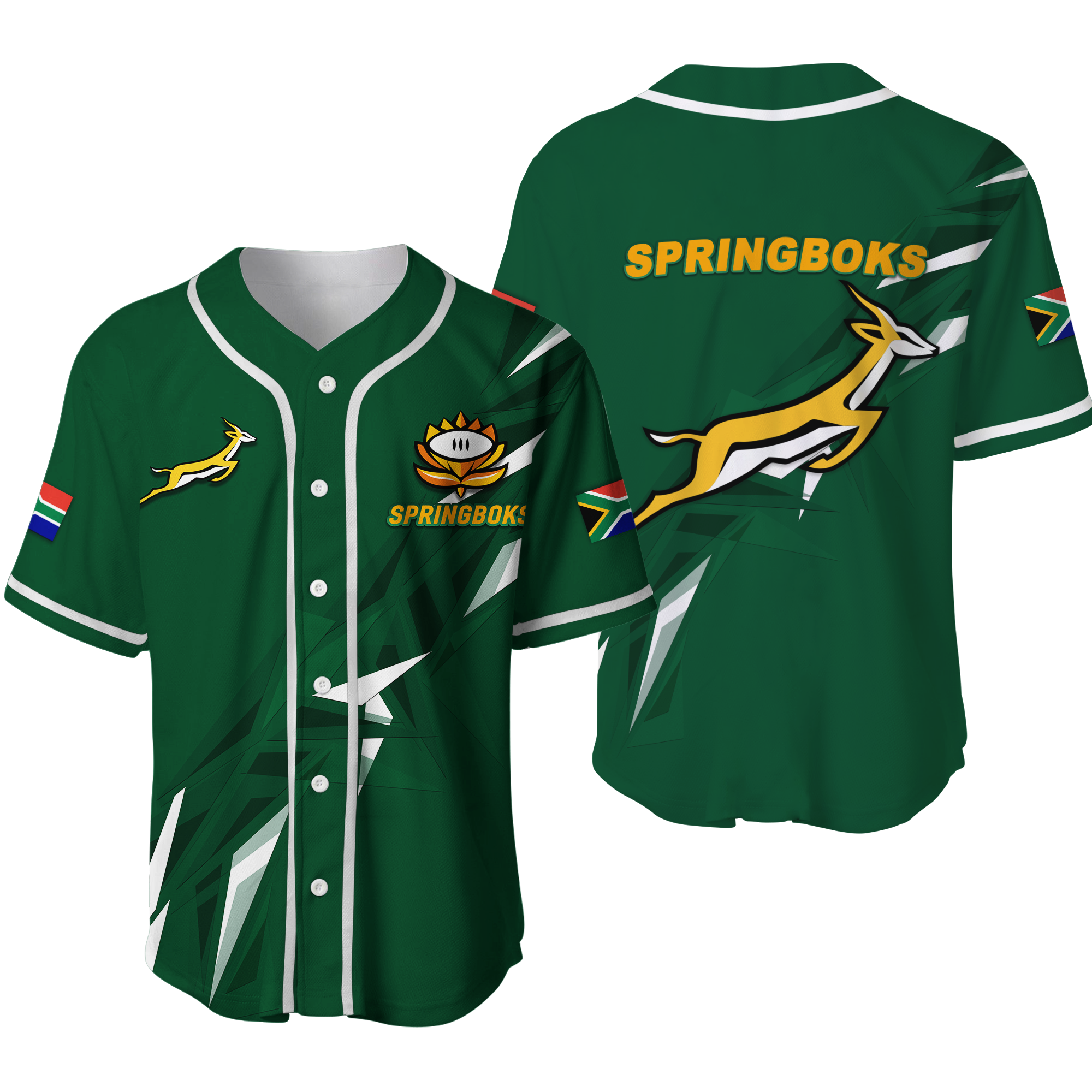 South Africa Springboks 2022 Legend  Baseball Jersey - LT12 - Wonder Print Shop