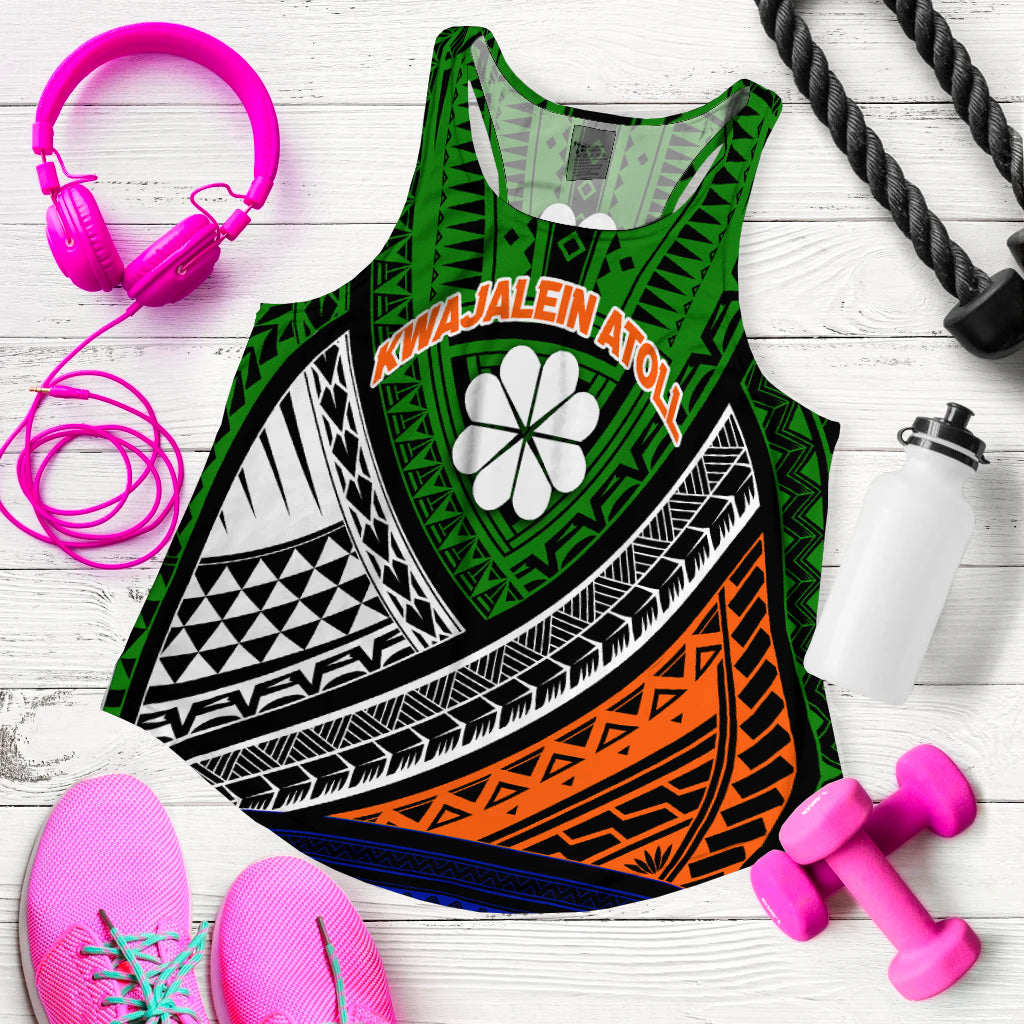Kwajalein Atoll Tribal Pattern Women Tank Top LT12 - Wonder Print Shop