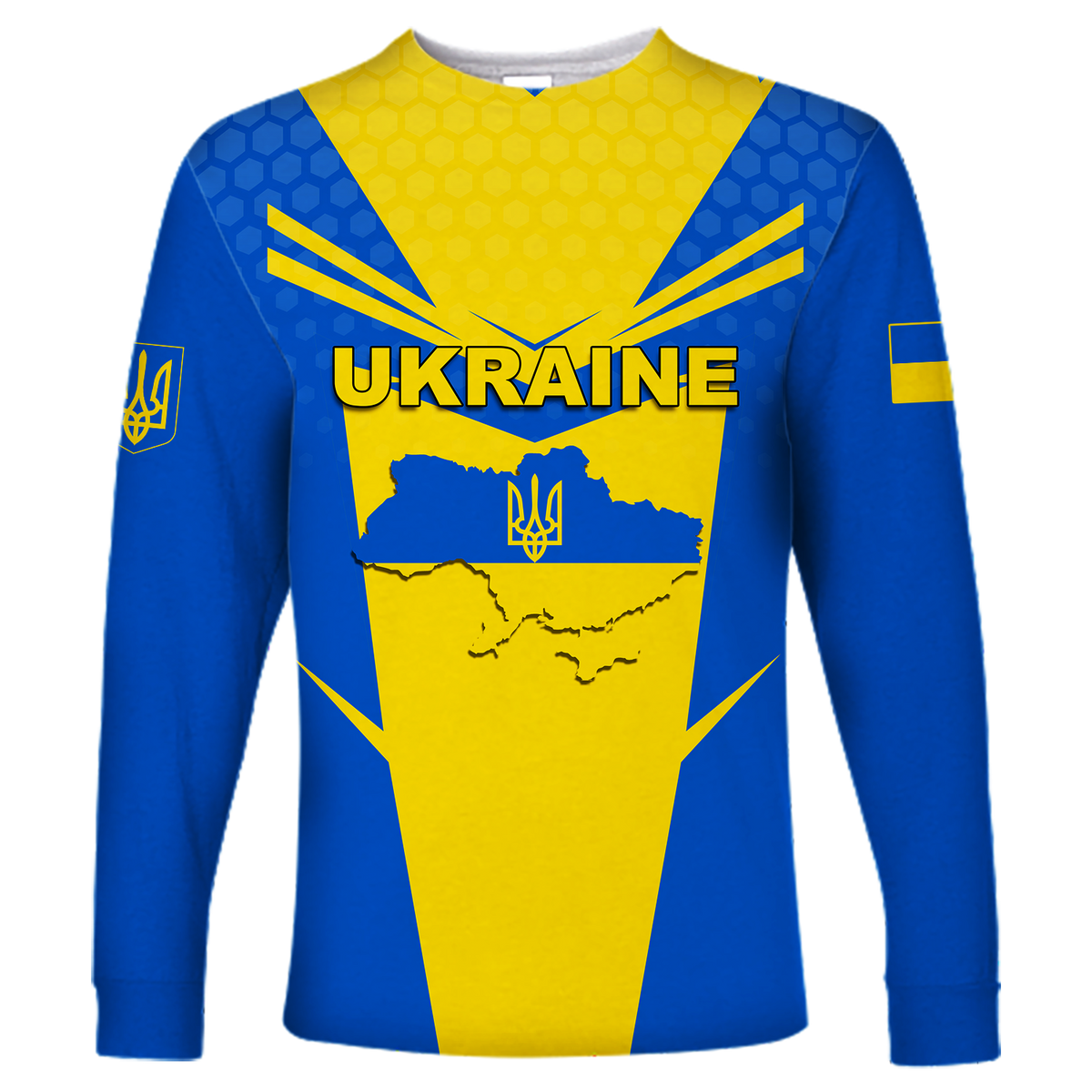 Ukraine Map Legend Long Sleeve Shirt LT12 - Wonder Print Shop
