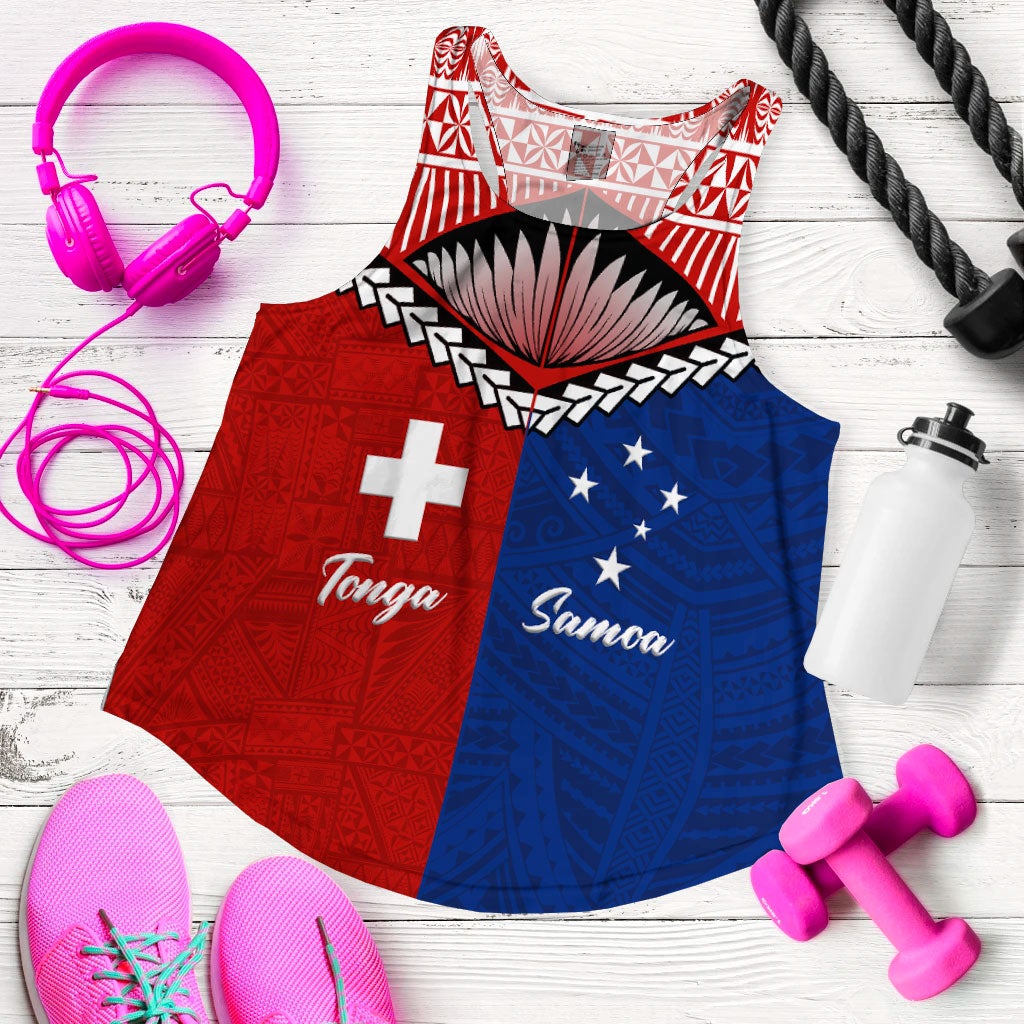Tonga Combine Samoa Pride Women Tank Top LT12 - Wonder Print Shop