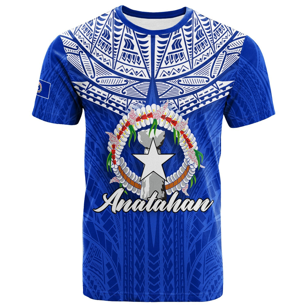 Custom Northern Mariana Islands T Shirt Anatahan LT12 - Wonder Print Shop