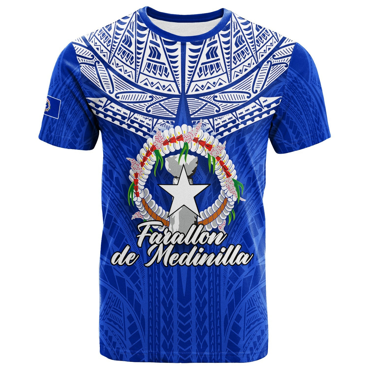 Custom Northern Mariana Islands T Shirt Farallon de Medinilla LT12 - Wonder Print Shop