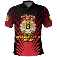 Belgium Polo Shirt Independence Day Coat Of Arms LT12 - Wonder Print Shop