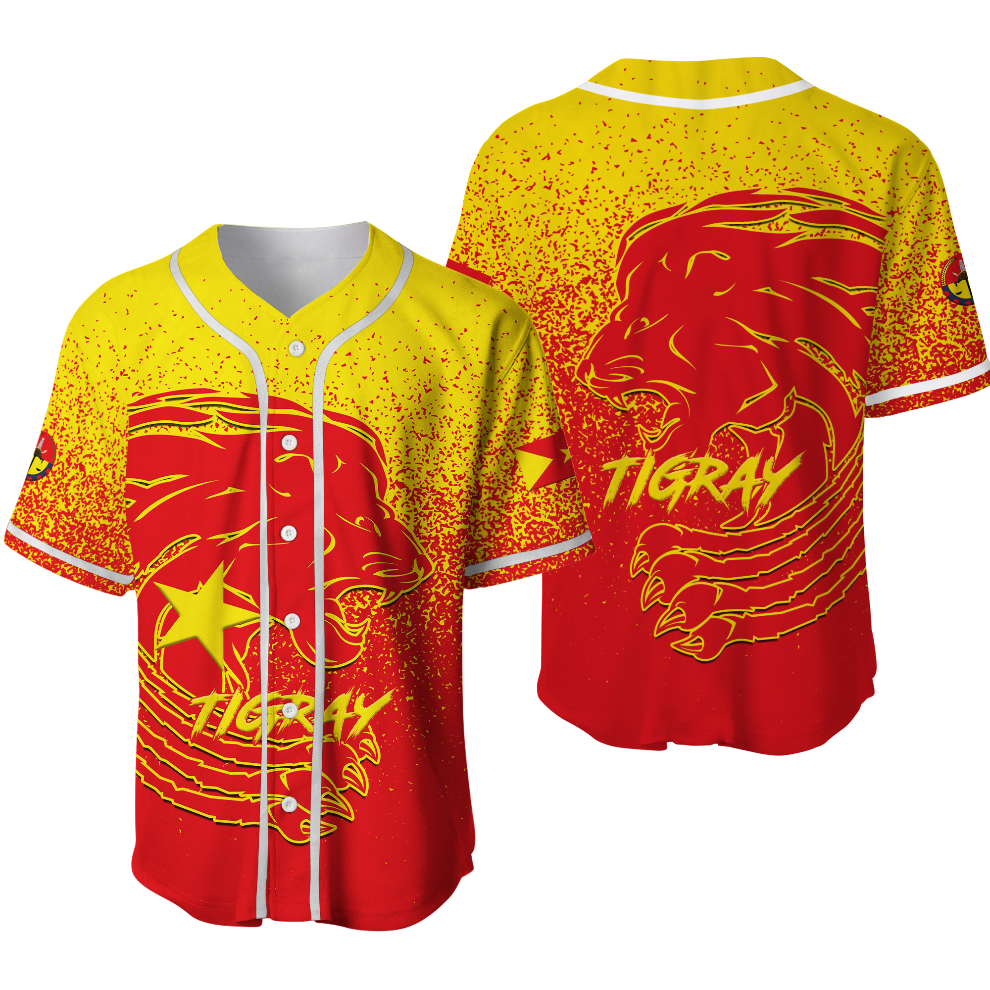Tigray Lion Legend Baseball Jersey LT12 - Wonder Print Shop
