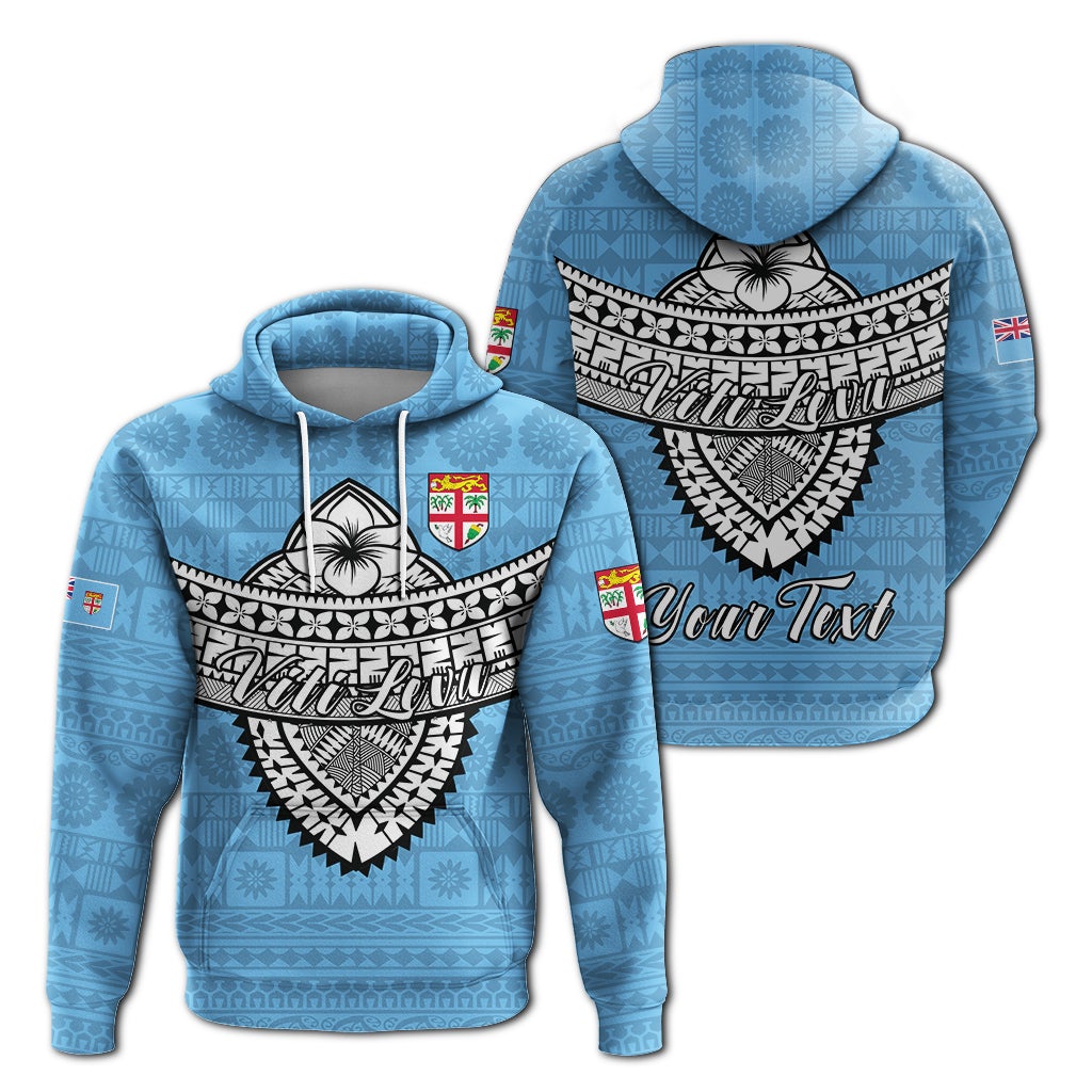 Custom Fiji Viti Levu Tapa Tribal Hoodie LT12 - Wonder Print Shop