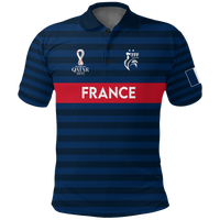 France Football Team Polo Shirt Football 2022 LT2 - Wonder Print Shop