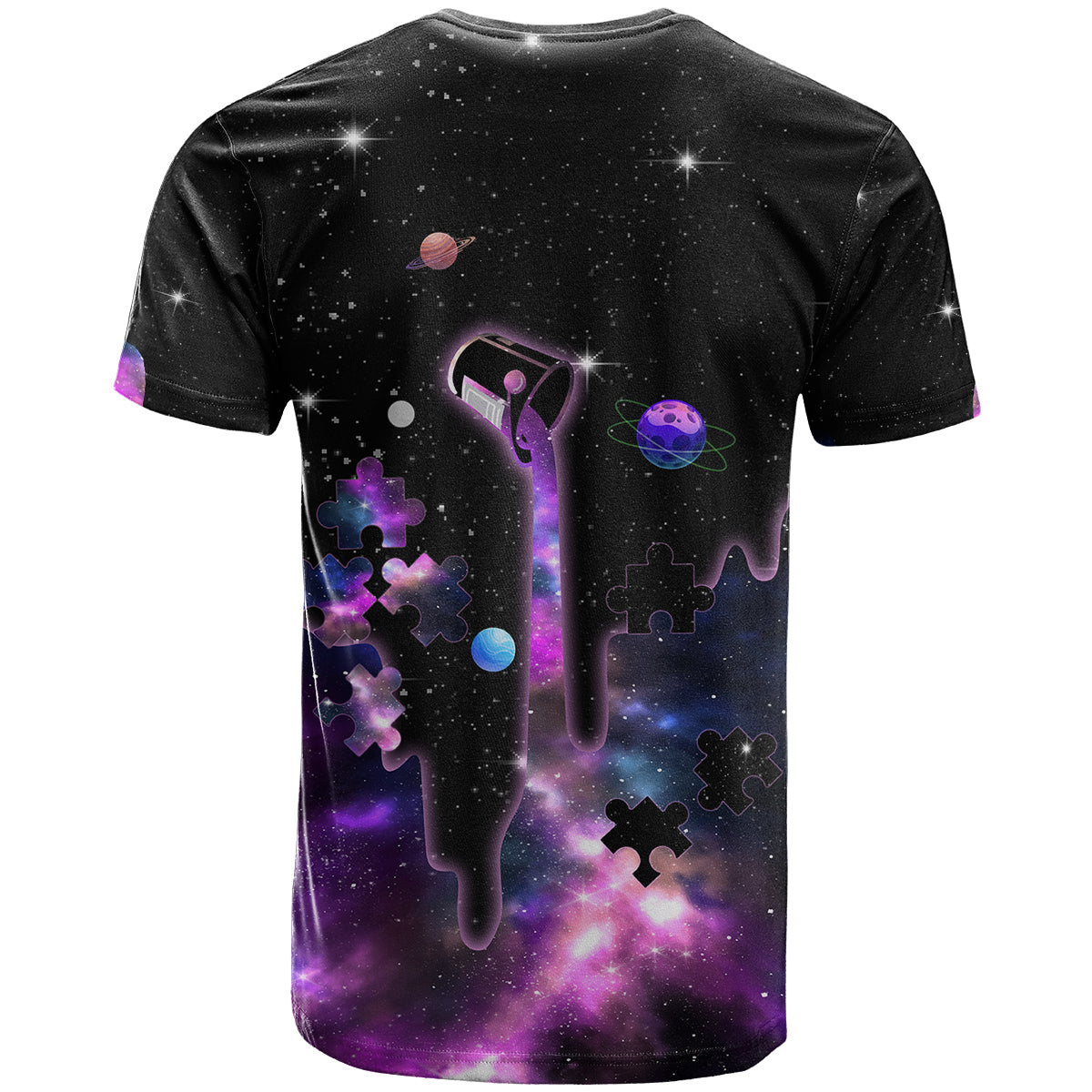 Autism Awareness Month Neurodiversity Galaxy Style T Shirt TS07 - Wonder Print Shop