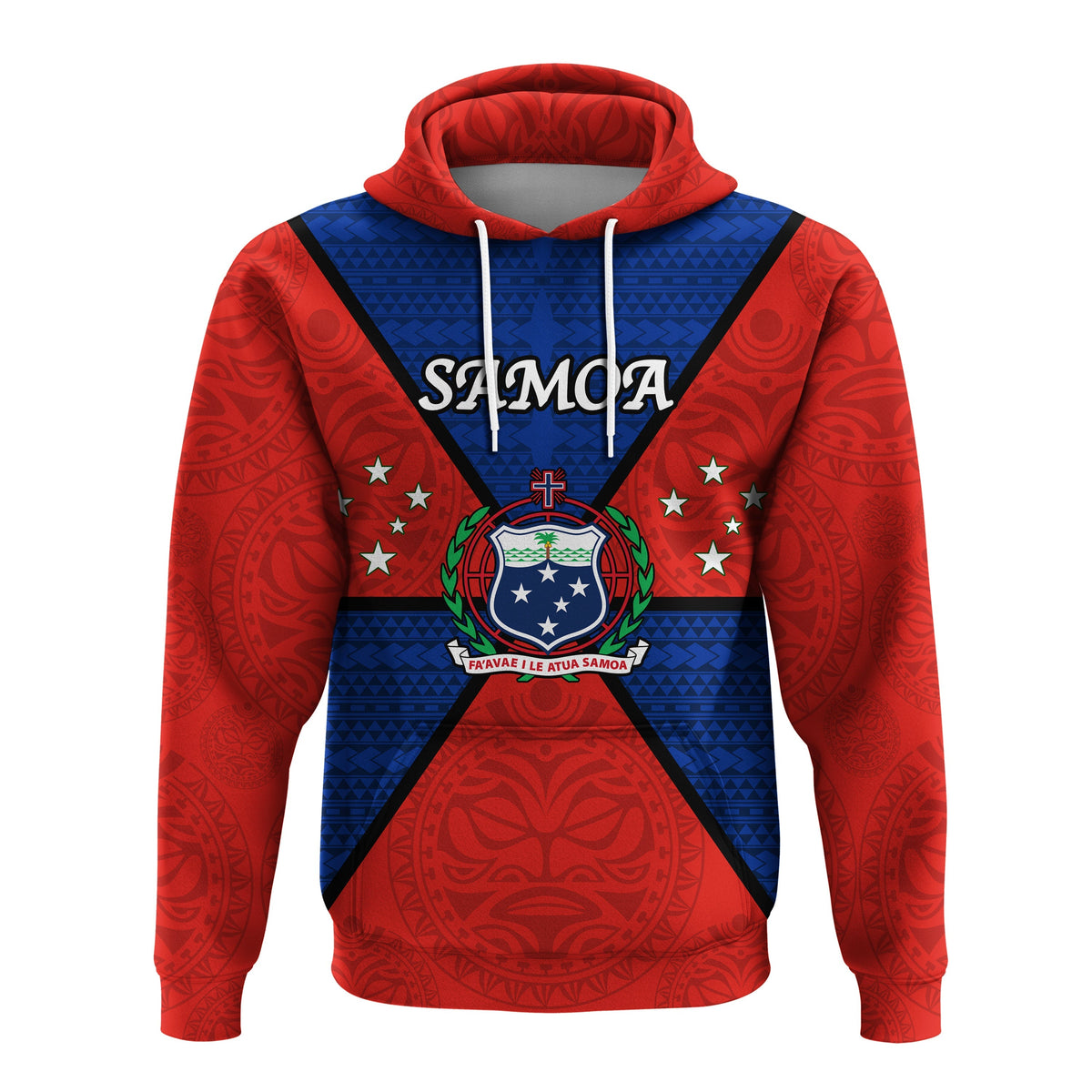 Samoa Hoodie Maori Polynesian LT20 - Wonder Print Shop